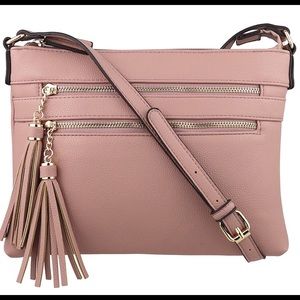 Blush crossbody purse